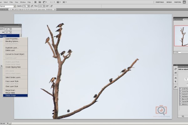 Chromatic aberration step wise in photoshop