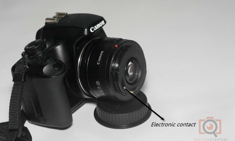 50mm lens reverse mounted -- reverse lens technique