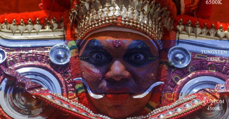 White balance comparison