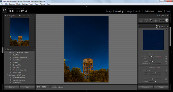 Lightroom 4 develop module