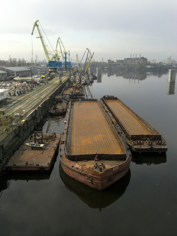 Ships in a harbour -- camera phone photos