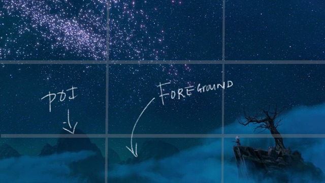 rule of thirds explained in a scene from kungfupanda movie