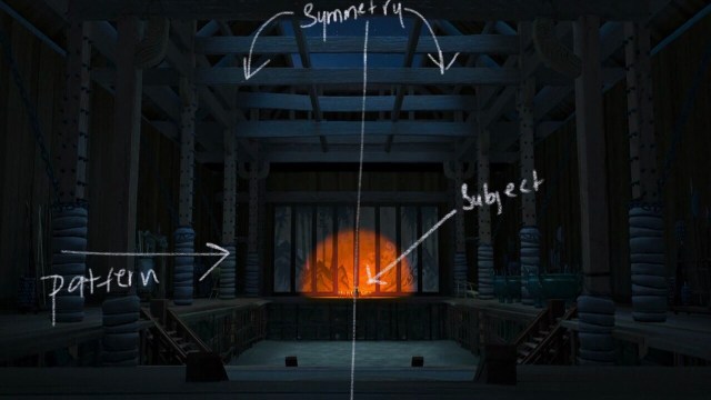 explaining symmetry in an artwork from kungfu panda movie