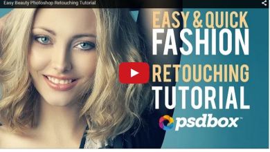 beauty retouching in photoshop by psdbox
