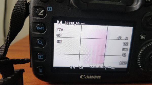 Long exposure shutter speed settings