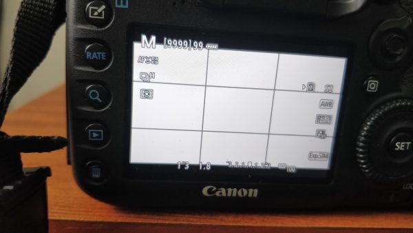 Long exposure shutter speed on DSLR