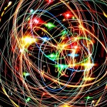 christmas light toss photograph