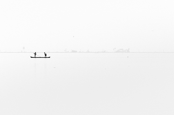 fishermen high key photography in natural light